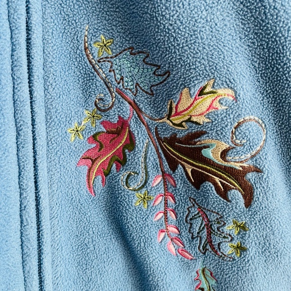 Vintage Ladies Zip Up Sweater from Tradition Country Collection with Embroidery - Picture 5 of 8